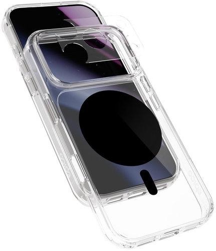 Epico Dot Mag+ Case for iPhone 17 Pro Max/18 Pro Max, Qi2 & MagSafe Compatible – Black - Phone Cover - Main image