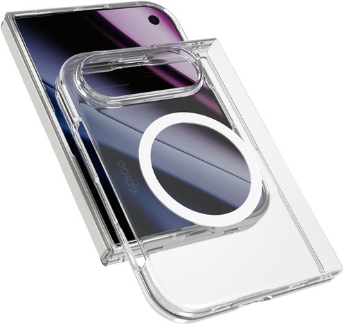 Epico HeroSlim Mag+ Case for iPhone Ultra Qi2 & MagSafe Compatible - Transparent - Phone Cover - Main image