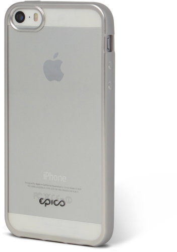 Epico Matt Bright for iPhone 5 / 5S / SE - Silver - Phone Cover - Main image