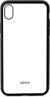 Epico Glass Case iPhone XR készülékhez - átlátszó/fekete - Telefon tok
