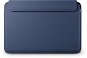 Epico Kožený obal na MacBook Air/Pro 13,3" – tmavomodrý - Puzdro na notebook