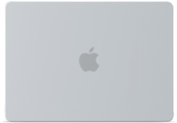 Epico Shell MacBook Air 13,6" M2//M3/M4 Matt- fehér átlátszó (A2681/A3113) tok