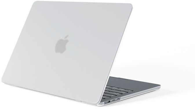 Epico Shell MacBook Air 15" M2/M3/M4 fehér átlátszó (A2941/A3114) tok