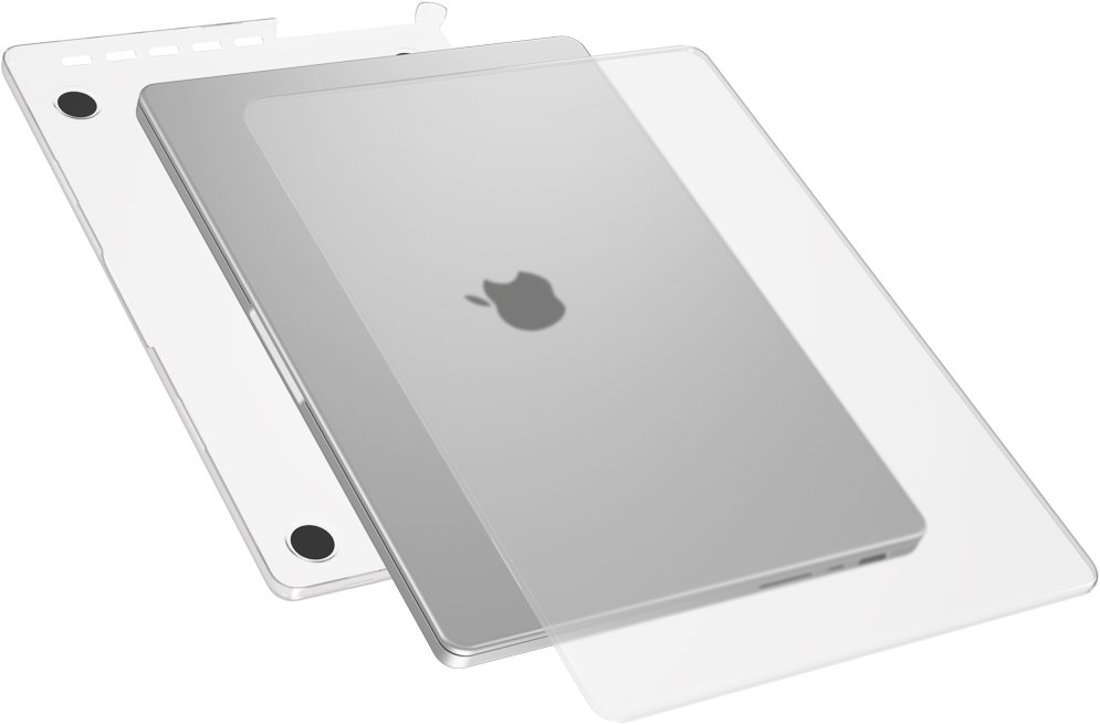 Epico Slim Shell - Macbook Pro M1/M2/M3/M4 14" (A2918/A2992/A3112/A3185/A3401) - matt. átlátszó