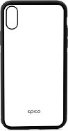 Epico Glass Case für iPhone X / iPhone XS - Transparent / Schwarz - Handyhülle