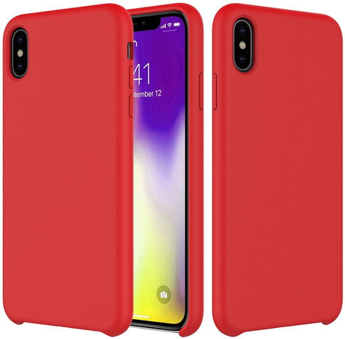 Epico Silicone for iPhone XS Max - red - Phone Cover - Main image