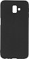 Handyhülle Epico Silk Matt für Samsung Galaxy J6+ - Schwarz - Kryt na mobil