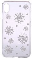 Epico White Snowflakes iPhone XS Max tok - Telefon tok