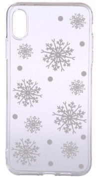 Epico White Snowflakes for iPhone XS Max - Phone Cover - Main image
