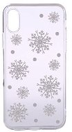 Epico White Snowflakes for iPhone X / iPhone XS - Phone Cover