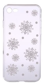 Epico White Snowflakes for iPhone 7/8 - Phone Cover - Main image