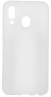 Epico Silk Matt Case für Samsung Galaxy A40 - Weiss Transparent - Handyhülle