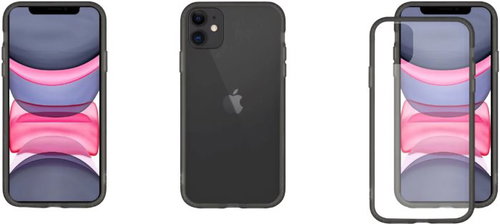 Epico GLASS CASE iPhone 11 - transparent/black - Phone Cover - Main image