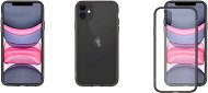 EPICO GLASS CASE iPhone 11 – transparentný/čierny - Kryt na mobil