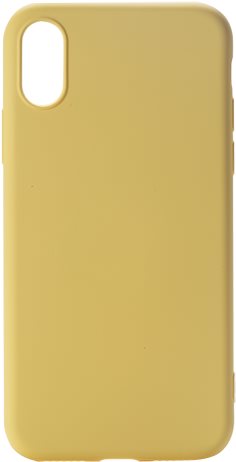 EPICO CANDY SILICONE CASE iPhone X / XS - Yellow - Phone Cover - Main image