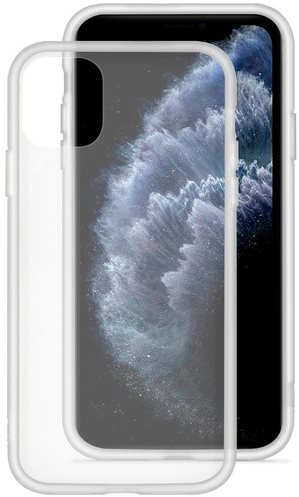EPICO GLASS CASE 2019 iPhone 11 Pro, Transparent/White - Phone Cover - Main image