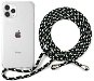 Epico Nake String Case iPhone 11 Pro – biela transparentná/čierno-biela - Kryt na mobil