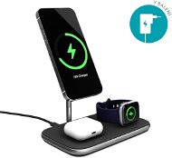 Epico 3in1 Wireless Charger Made for MagSafe with Adapter - Black - MagSafe Wireless Charger