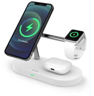 Spello by Epico 3in1 wireless charger with MagSafe support - white - MagSafe Wireless Charger