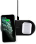 Epico Ultrathin Dual Wireless Charger with Adapter - Black - Wireless Charger