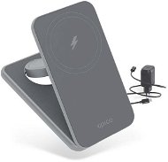Epico Mag+ Faltbarer Ladeständer mit MagSafe-Unterstützung - Space Grey - MagSafe kabelloses Ladegerät