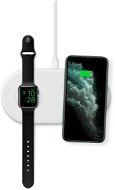 Epico Apple Watch, iPhone töltőpad + adapter - fehér - Vezeték nélküli töltő