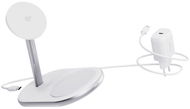 Epico UltraBase EX40 Qi2 2in1 Mag+ bílá - MagSafe bezdrátová nabíječka