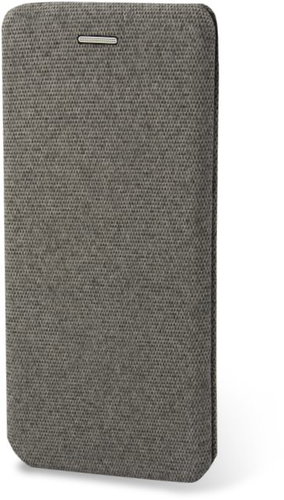 Epico Cotton Xiaomi Redmi 6A szürke flip tok - Mobiltelefon tok - Fő fotó