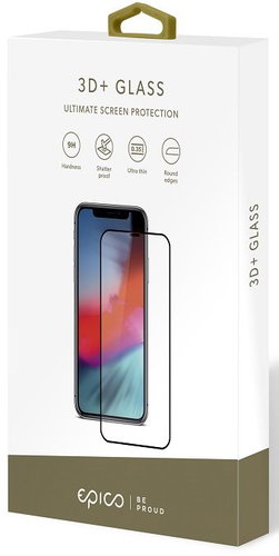 Epico Glass 3D+ for iPhone XR - Black - Glass Screen Protector - Main image