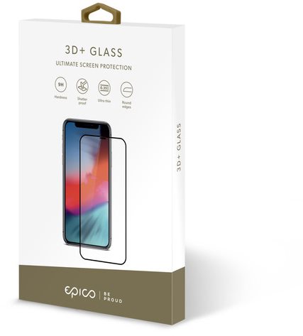 EPICO 3D + GLAS iPhone 6 / 6S / 7/8 / SE 2020 schwarz - Schutzglas - Hauptbild