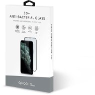 Ochranné sklo Epico Anti-Bacterial 3D+ Glass iPhone X/XS/ 11 Pro - černé - Ochranné sklo