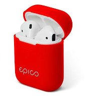 Epico AirPods puzdro, červené - Puzdro na slúchadlá