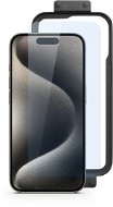 Spello by Epico iPhone 15 Plus üvegfólia, 2 db + szerelőkeret - Üvegfólia