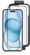 Epico Resolve Edge to Edge ochranné sklo s inštalačným rámčekom iPhone 15 - Ochranné sklo