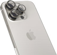 Epico hliníkové ochranné sklo na čočky fotoaparátu pro iPhone 16 Pro/16 Pro Max - přírodní titan - Ochranné sklo na objektiv