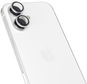 Ochranné sklo na objektiv Epico hliníkové ochranné sklo na čočky fotoaparátu pro iPhone 16/16 Plus - bílá - Ochranné sklo na objektiv