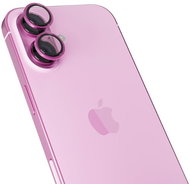 Epico hliníkové ochranné sklo na čočky fotoaparátu pro iPhone 16/16 Plus - růžová - Ochranné sklo na objektiv