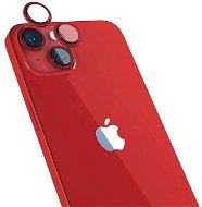 Epico Hliníkové ochranné sklo na čočky fotoaparátu pro iPhone 14 / 14 Plus červená - Glass Screen Protector