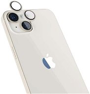 Epico Aluminium Schutzglas für die Kameralinse für iPhone 14 / 14 Plus Stern weiß - Schutzglas