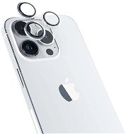 Ochranné sklo Epico Hliníkové ochranné sklo na čočky fotoaparátu pro iPhone 14 Pro / 14 Pro Max stříbrná - Ochranné sklo