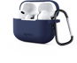 Epico silicone case for Airpods Pro 2 with carabiner - dark blue - Headphone Case