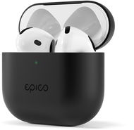 Epico Silicone Cover Airpods 4 - černá - Pouzdro na sluchátka