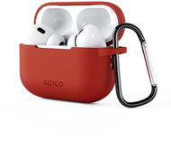 Epico Silicone Outdoor Cover Airpods 4 - červená - Pouzdro na sluchátka