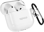 Epico Transparent Cover Airpods 4 - bílá transparentní - Pouzdro na sluchátka