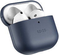 Epico Leather Case Airpods 4/4 (ANC) - blue - Headphone Case