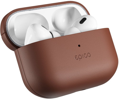 Epico Leather Case Airpods Pro 2 - Braun - Kopfhörer-Hülle - Hauptbild