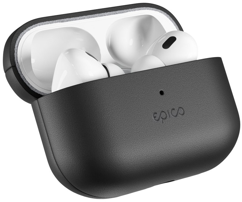 Epico bőr tok, AirPods Pro 3 - fekete