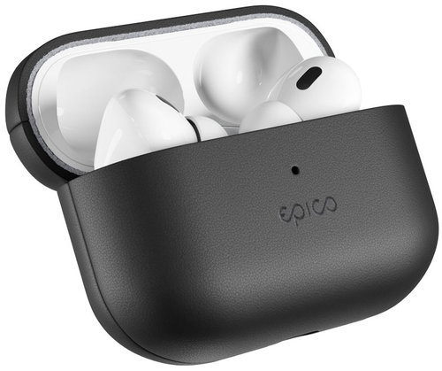 Epico Leather AirPods Pro 3 Case - Black - Headphone Case - Main image