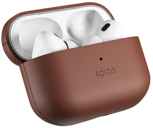 Epico Leather AirPods Pro 3 Case - Brown - Headphone Case - Main image