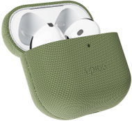 Epico SolidWoven Cover for AirPods 4/4 (ANC)/5, Qi2 & MagSafe Compatible, Green - Headphone Case